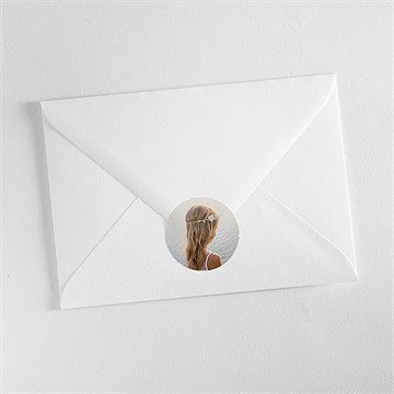 Aufkleber Kommunion Moderne Schlichtheit - vue 3