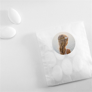 Aufkleber Kommunion Moderne Schlichtheit - vue 4