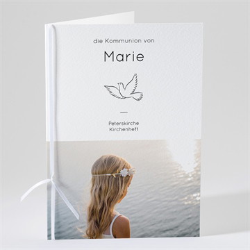 Kirchenheft Kommunion Moderne schlichtheit