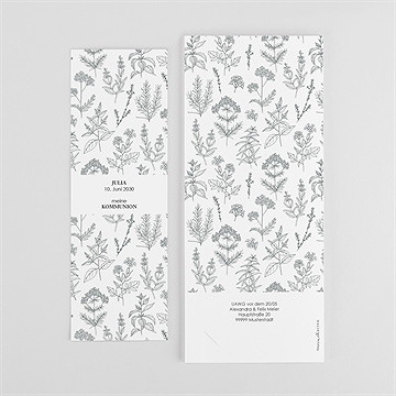 Einladung Kommunion blätterzeichnung - vue 3