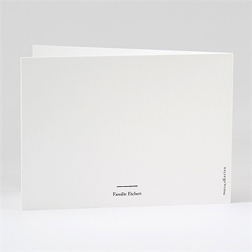 Trauerdanksagung Klassisch - Klappkarte - vue 3