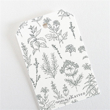 Geschenkanhänger Kommunion Blätterzeichnung - vue 3