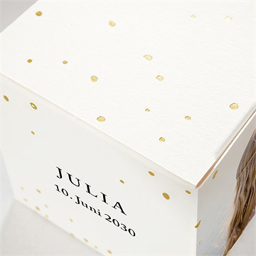 Geschenkbox Kommunion blätterzeichnung - vue 2