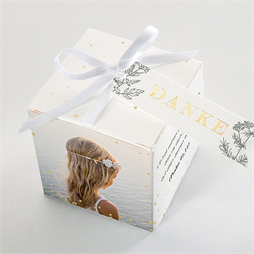Geschenkbox Kommunion blätterzeichnung - vue 4