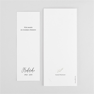 Trauerdanksagung Orchideen - Fotostreifen - vue 3