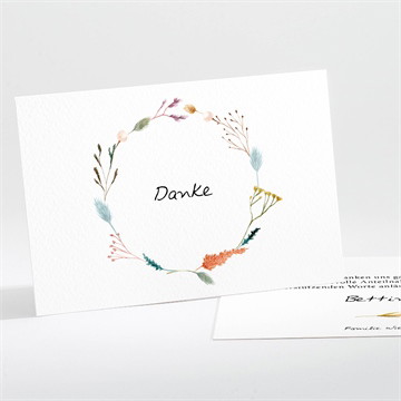 Trauerdanksagung farandole - querformat