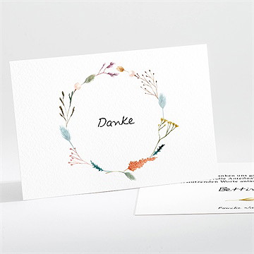 Trauerdanksagung Farandole - Querformat