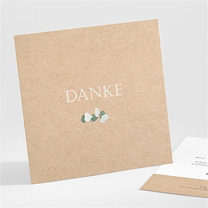 Dankeskarte Kommunion goldener blätterkranz