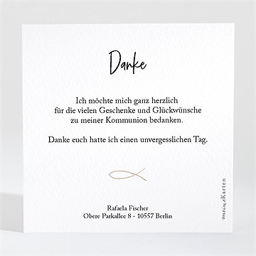 Dankeskarte Kommunion segenswünsche - vue 2