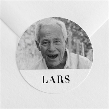 Aufkleber Trauer Blumenornament