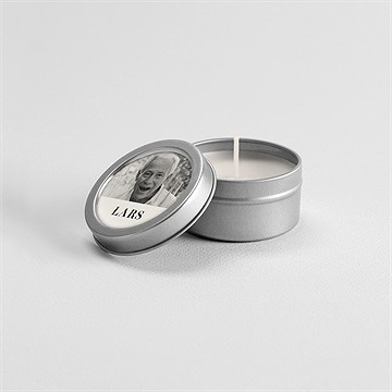 Kerze Trauer blumenornament - vue 2