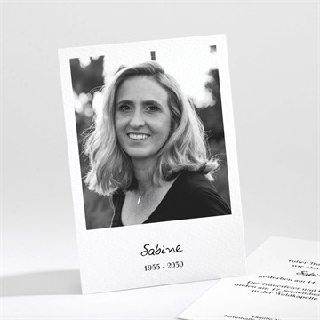 Trauerkarte erinnerungsstück