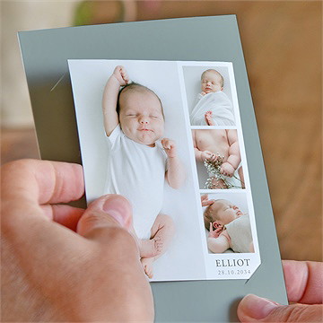Geburtskarte fotosammlung - duo - vue 2