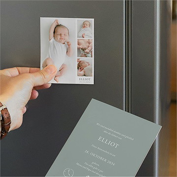 Geburtskarte fotosammlung - duo - vue 3