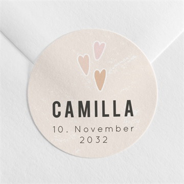 Sticker Geburt Herzchen - duo