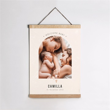 Geburtsposter Herzchen - duo