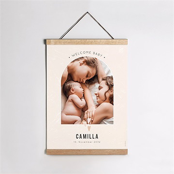 Geburtsposter Herzchen