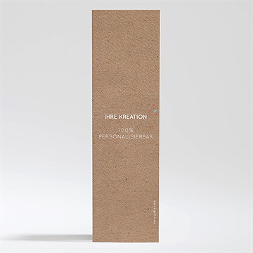 Dankeskarte Kommunion Kraft - 5,3X19,4Cm (N201408) - vue 2