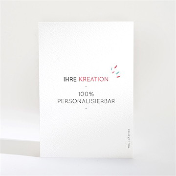 Dankeskarte Konfirmation blanco - 9,5x13,8cm (n211717) - vue 2