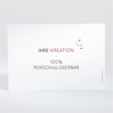 Dankeskarte Konfirmation blanco - 13,8x9,5cm (n111364) - vue 2