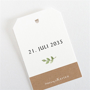 Geschenkanhänger Kommunion Floraler Fotorahmen - vue 3