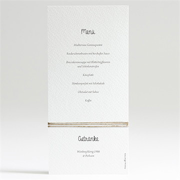 Menükarte Taufe zwillingsillustrationen - vue 2