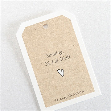 Geschenkanhänger Taufe Zwillingsillustrationen - vue 3