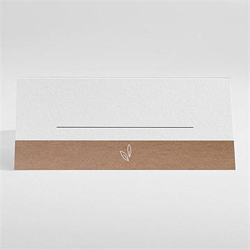 Tischkarte Taufe foto auf kraftpapier - vue 2