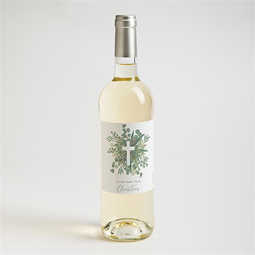 Flaschenetikett Taufe graziös - vue 2