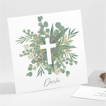 Dankeskarte Taufe graziös
