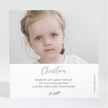 Dankeskarte Taufe graziös - vue 2