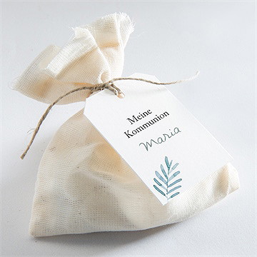 Geschenkanhänger Kommunion Heiliges Aquarell - vue 2