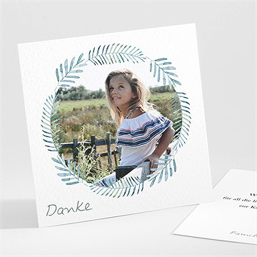 Dankeskarte Kommunion heiliges aquarell