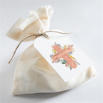 Geschenkanhänger Kommunion Symbole Und Glaube - vue 2