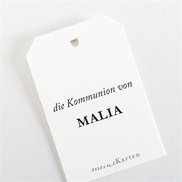 Geschenkanhänger Kommunion Symbole Und Glaube - vue 3