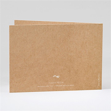 Trauerdanksagung abschiednehmen - klappkarte - vue 3