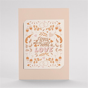 Hochzeitseinladung hippie - duo