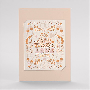 Hochzeitseinladung Hippie - Duo