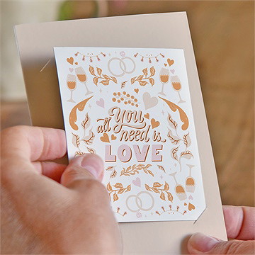 Hochzeitseinladung Hippie - Duo - vue 2