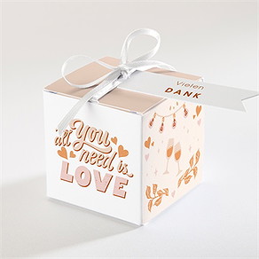 Geschenkbox Hochzeit hippie