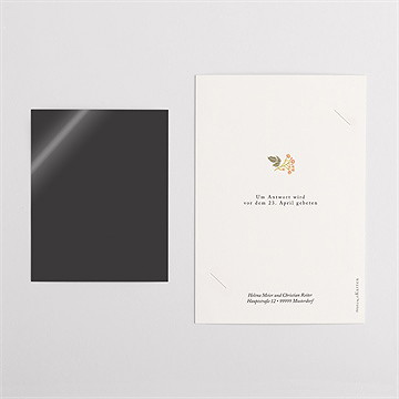 Hochzeitseinladung peace and love - duo - vue 5