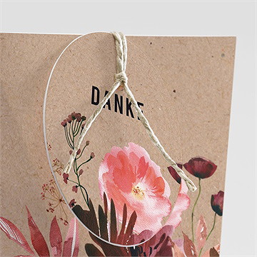 Geschenkbox Hochzeit floral - schachtel - vue 2