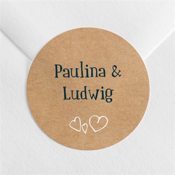 Aufkleber Hochzeitsjubiläum Vintage-freude