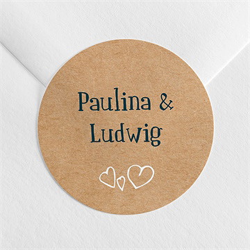 Aufkleber Hochzeitsjubiläum Vintage-Freude