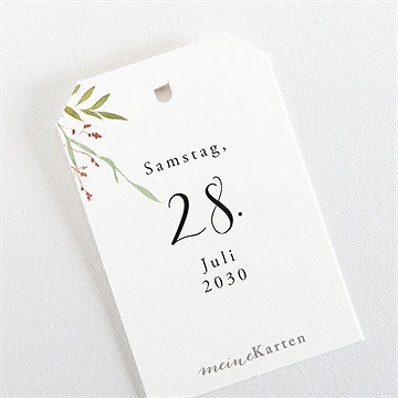 Geschenkanhänger Hochzeit moderne schönheit - vue 3