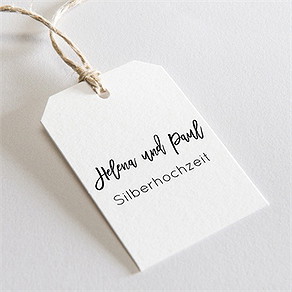Geschenkanhänger Hochzeitsjubiläum family-stories