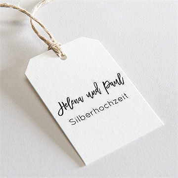 Geschenkanhänger Hochzeitsjubiläum Family-Stories