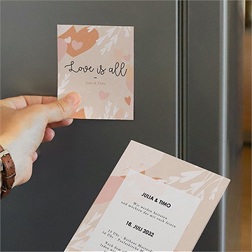 Hochzeitseinladung Flower Love - vue 3