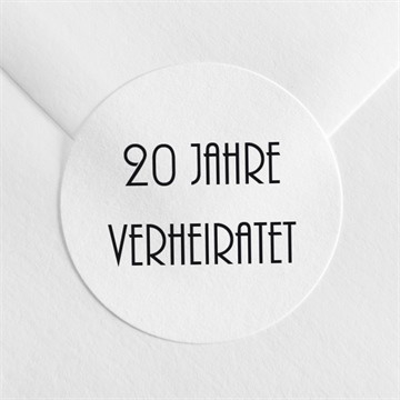 Aufkleber Hochzeitsjubiläum love-stories