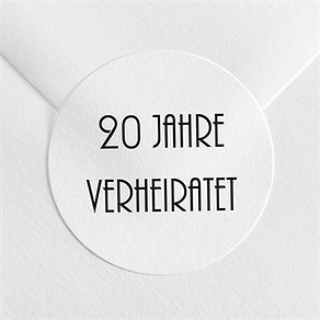 Aufkleber Hochzeitsjubiläum love-stories